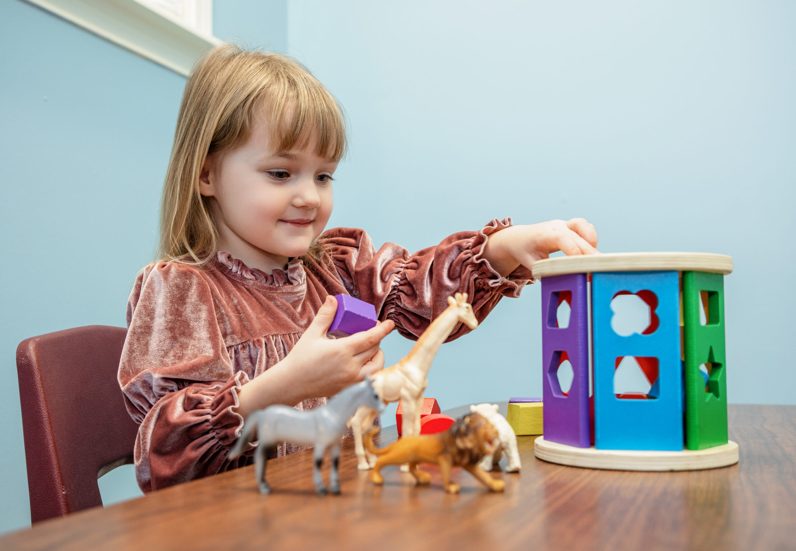 ABA therapy child playing