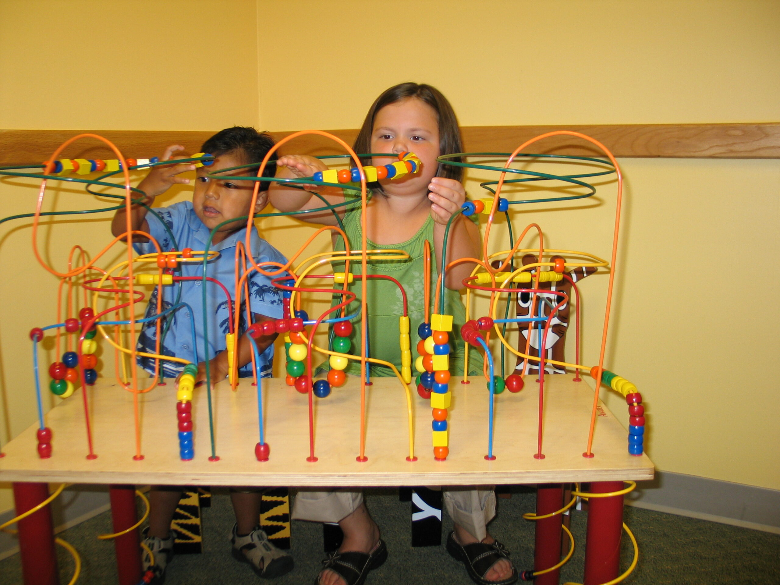 Kid-friendly waiting room