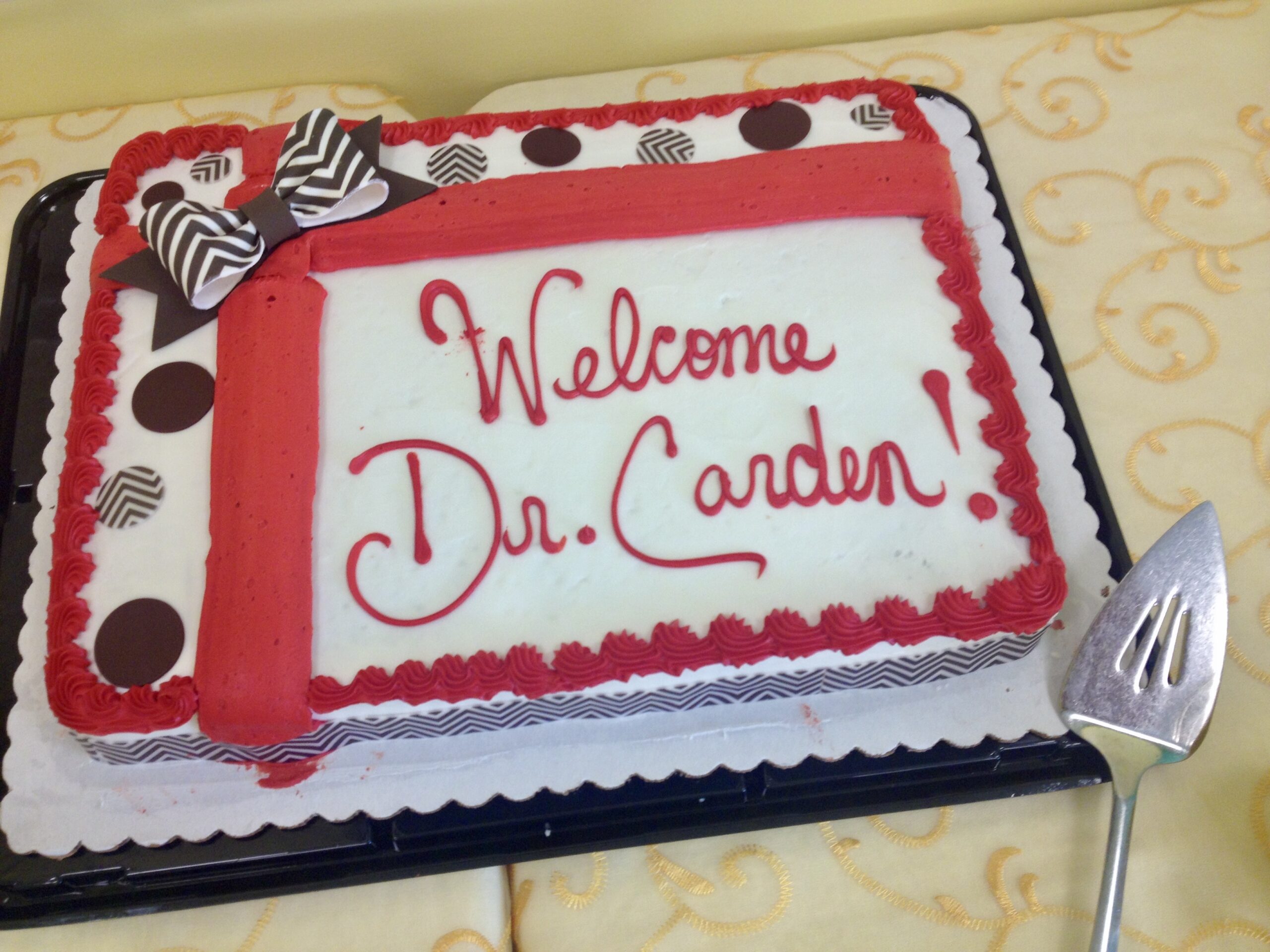 Welcoming Dr. Carden