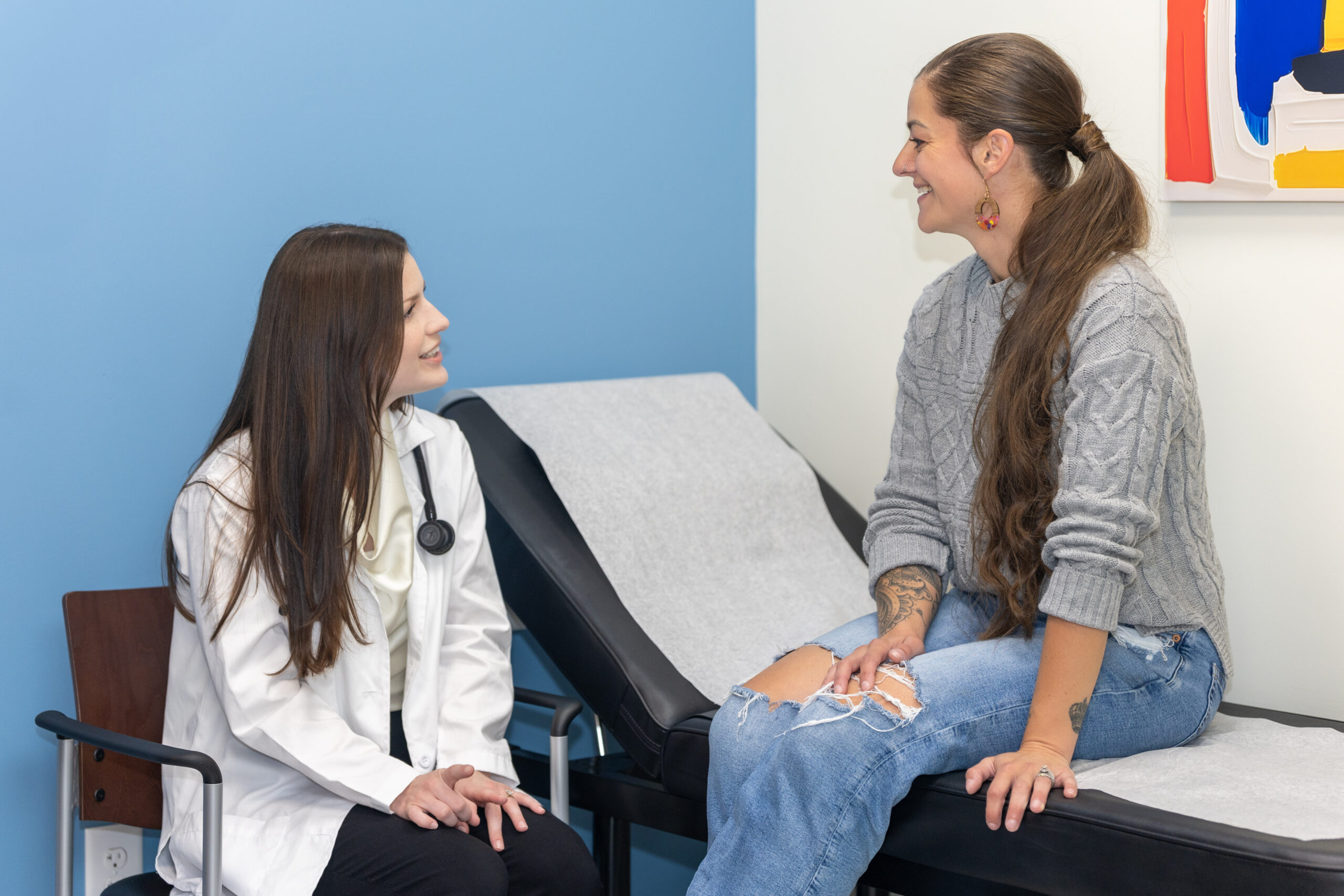 Campbell Covington with patient